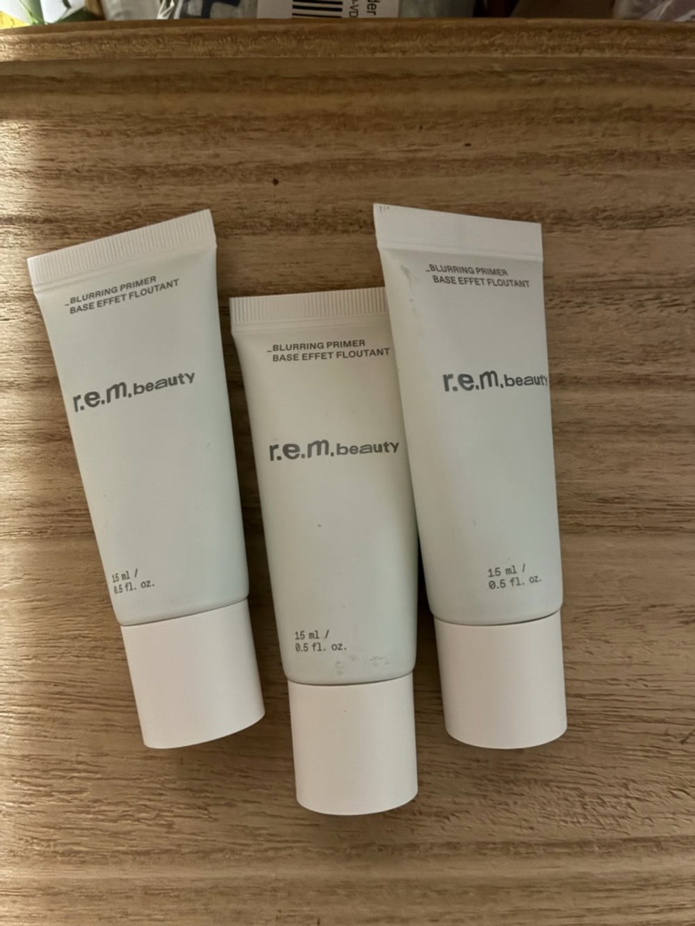 r.e.m.beauty Blurring Primer - Light Mint Tubes (Set of 3)